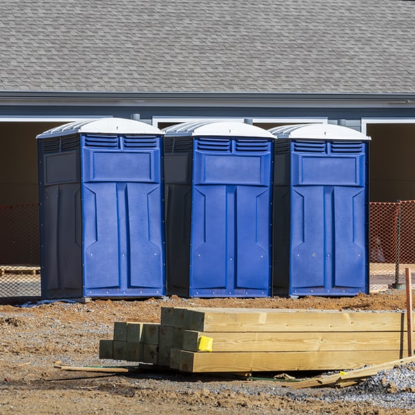 how often are the porta potties cleaned and serviced during a rental period in Wilton Minnesota